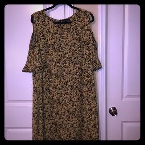 Violet B Open Shoulder Dress